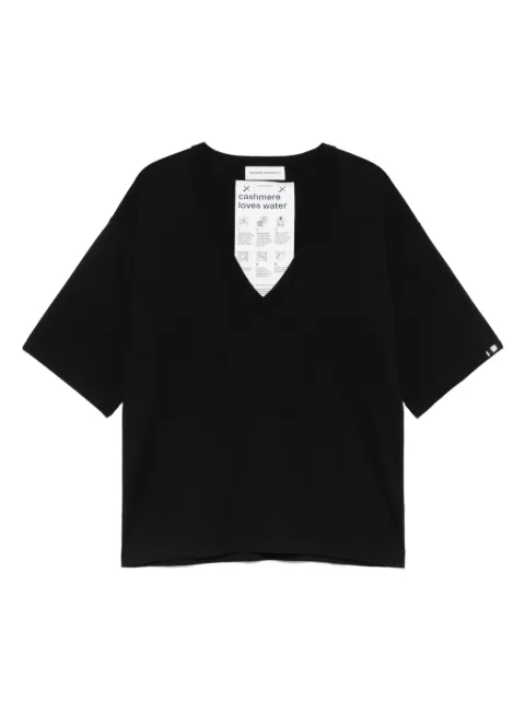 extreme cashmere t-shirt à col v