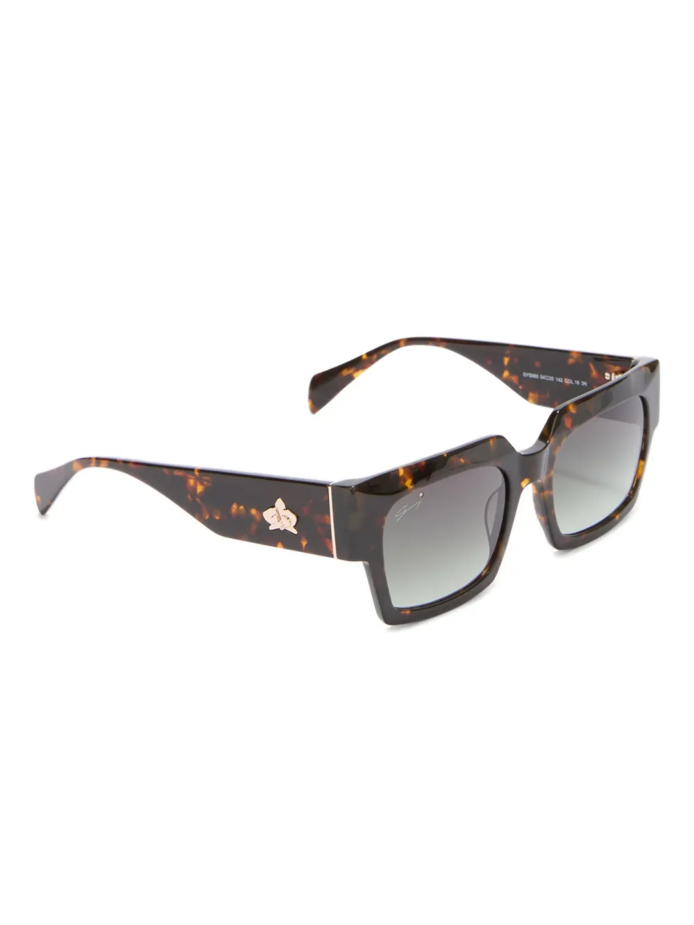 Genny tortoiseshell square-frame sunglasses - Bruin
