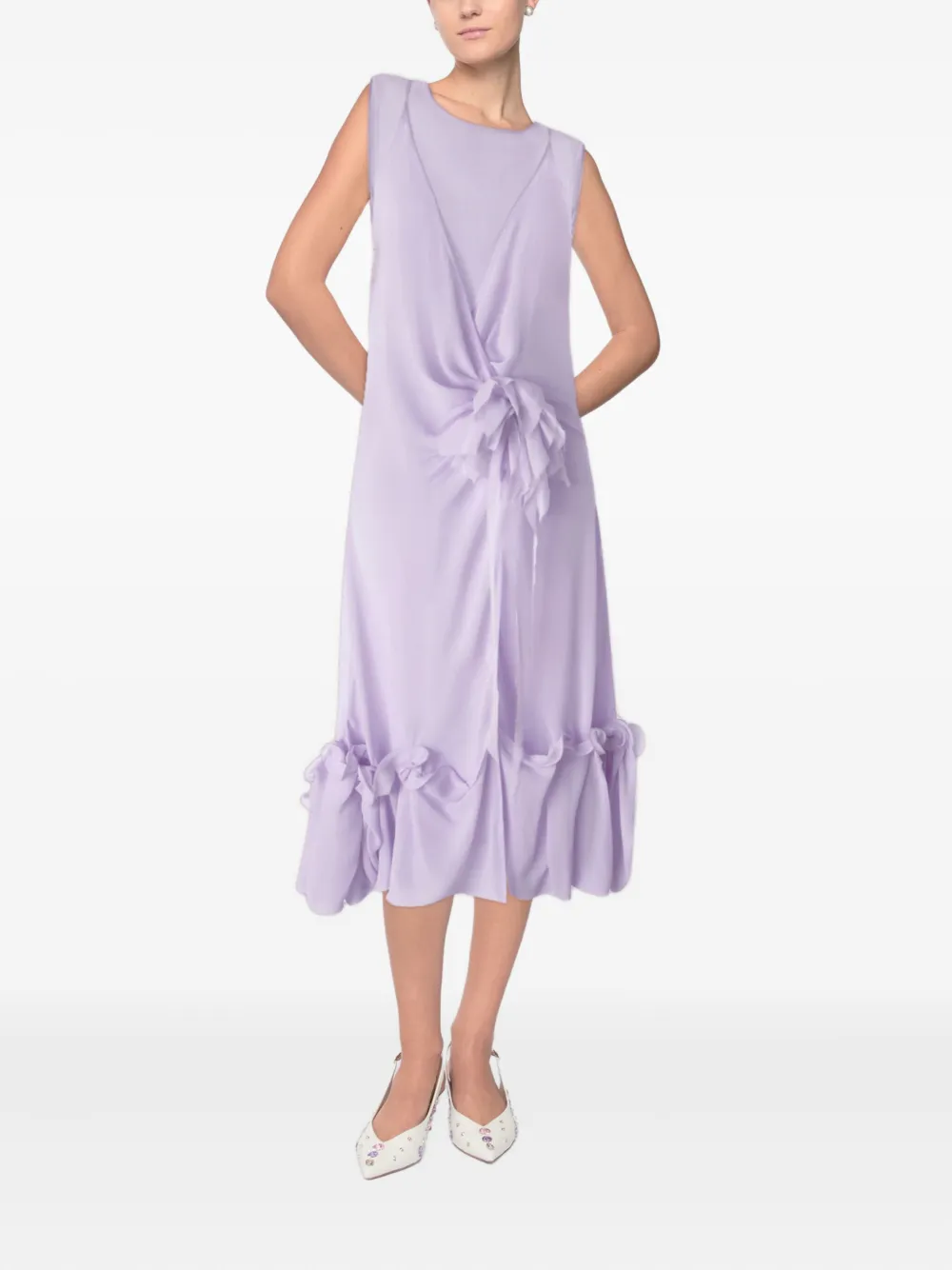 Genny ruffled silk dress | Day Dresses | Image 2