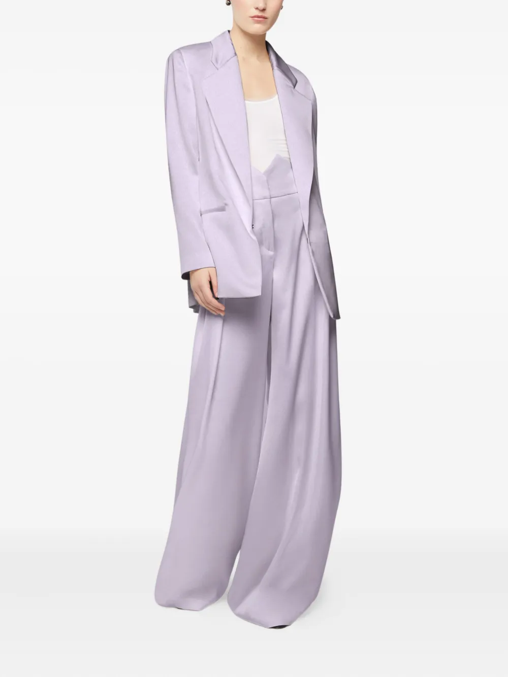 Genny pleated trousers - Paars