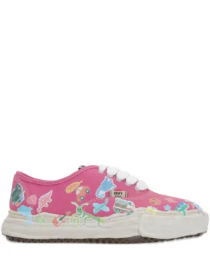 Maison MIHARA YASUHIRO ペイント スニーカー | ホワイト | FARFETCH JP