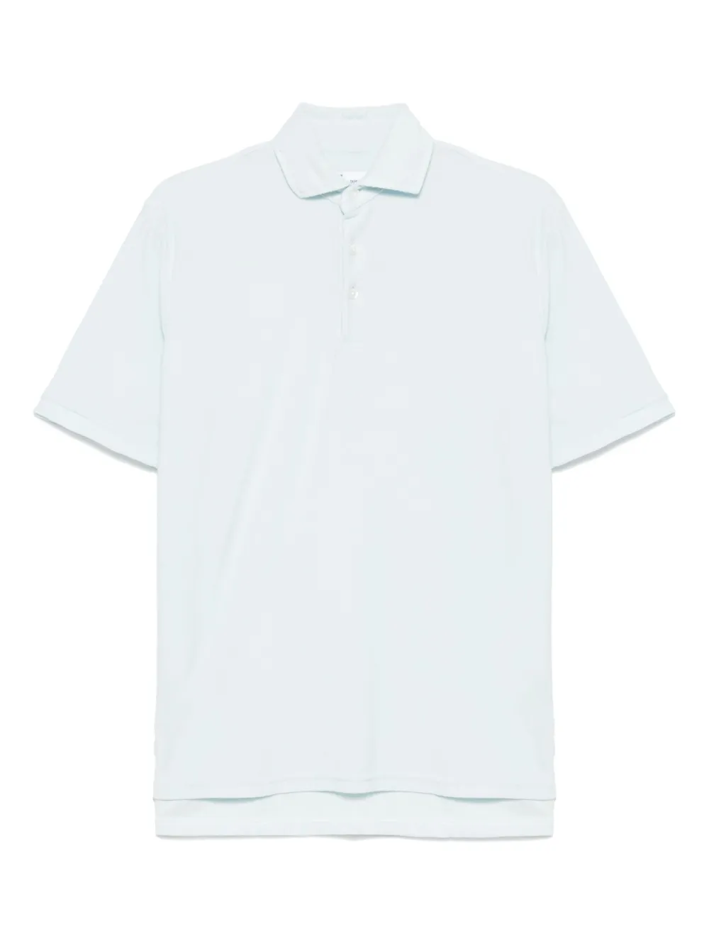 Doppiaa terry-cloth polo shirt | Blue | Image 1