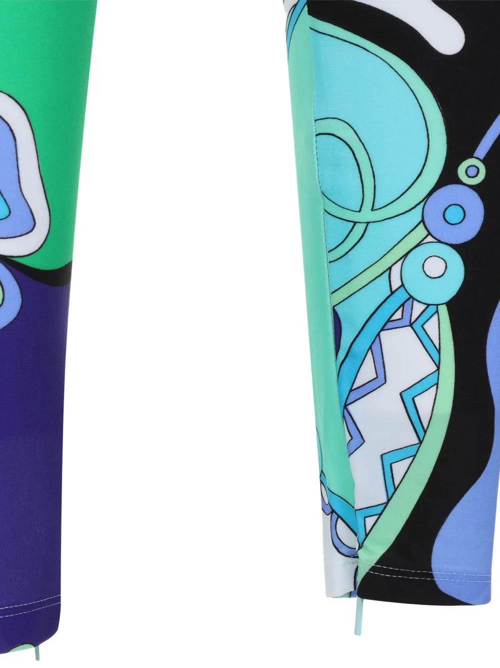 PUCCI Legging met print Blauw