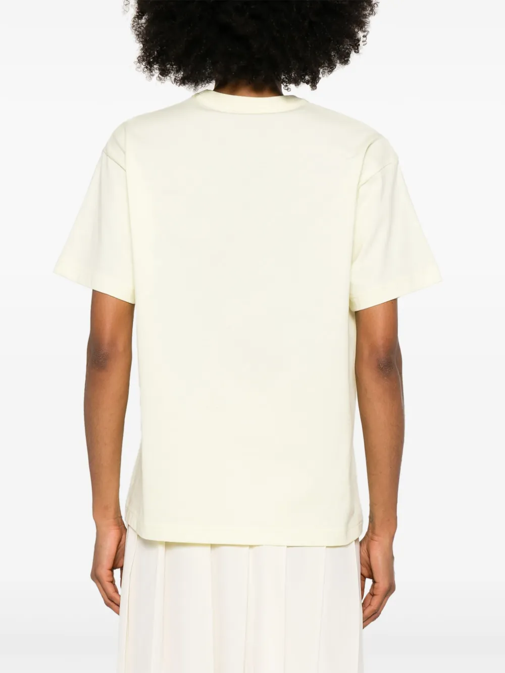 Issey Miyake Katoenen T-shirt Geel