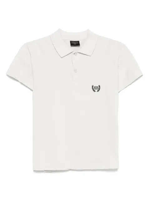 Balenciaga logo-embroidered polo shirt