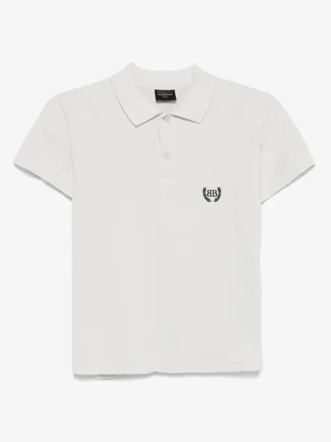 Balenciaga logo-embroidered polo shirt
