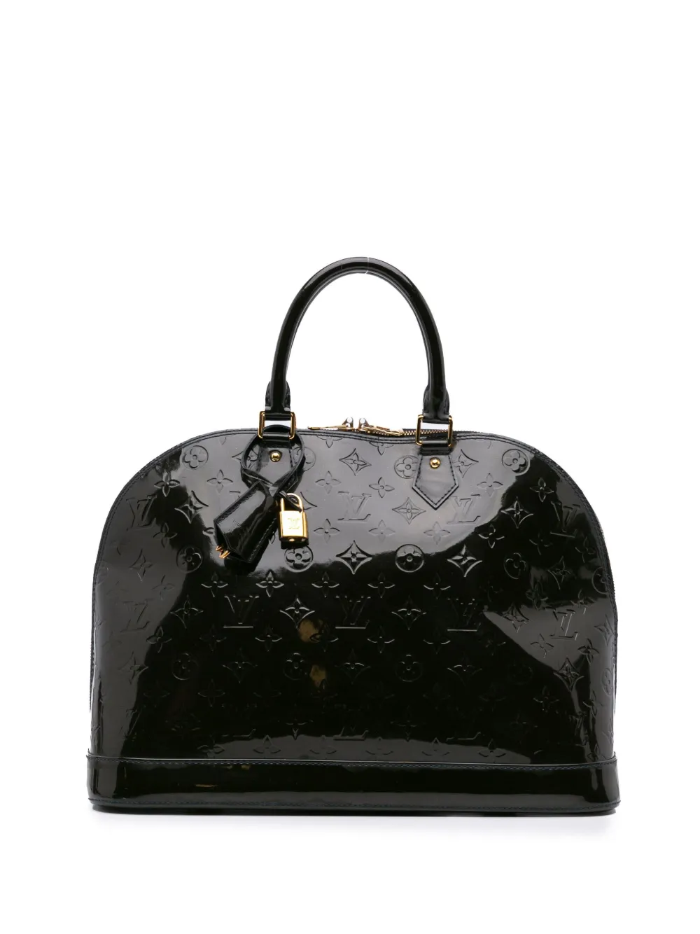 Louis Vuitton Pre-Owned 2011 Monogram Vernis Alma GM handbag - ブラック Louis Vuitton Pre-Owned 2011 Monogram Vernis Alma GM handbag - ブラック