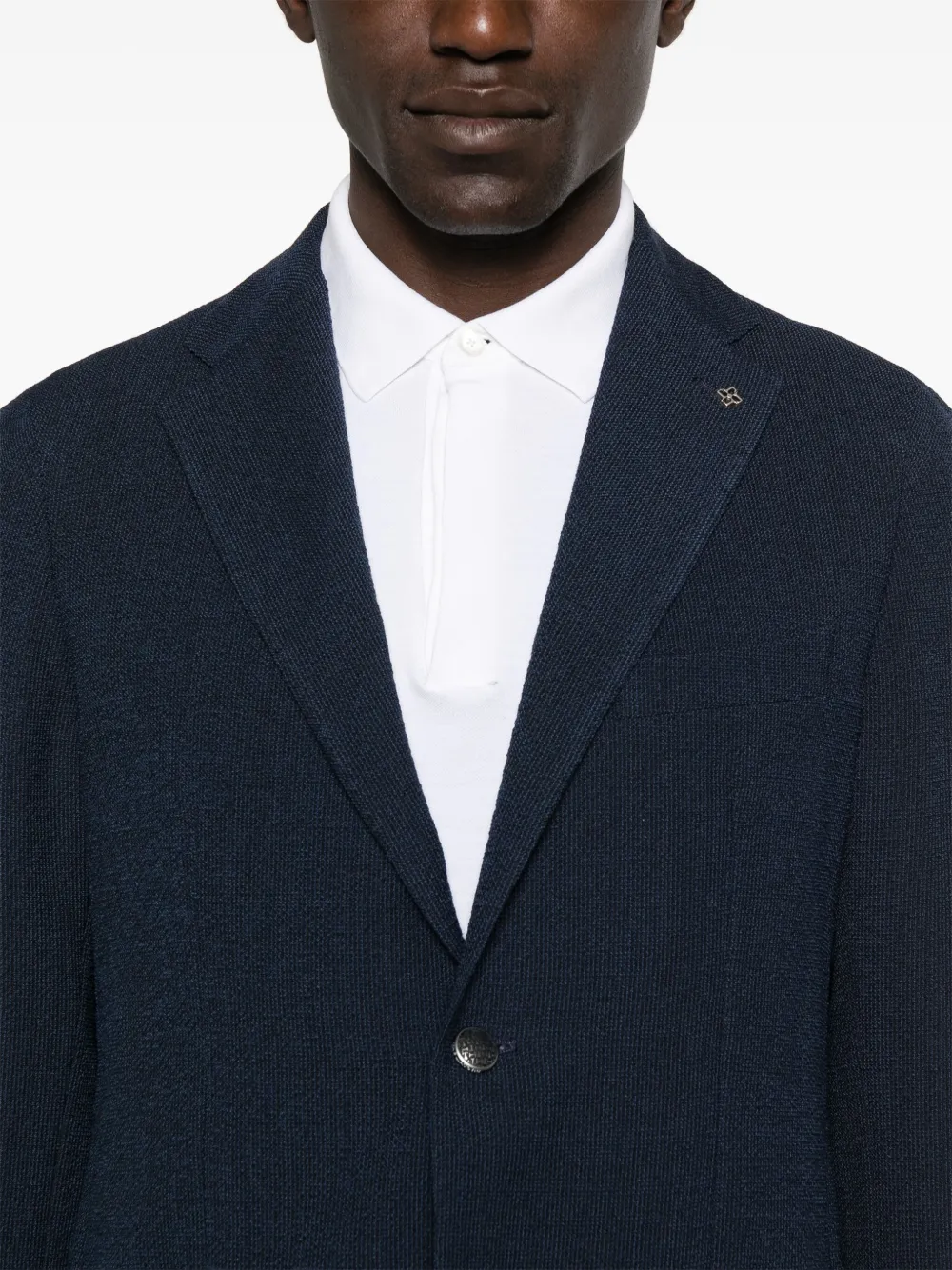 Tagliatore Blazer met textuur Blauw