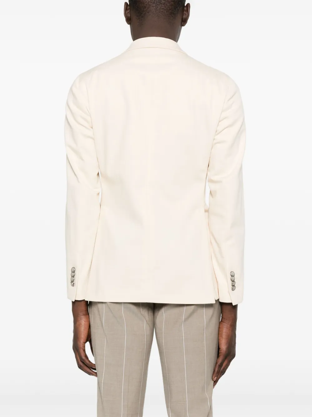 Tagliatore Blazer met enkele rij knopen Beige