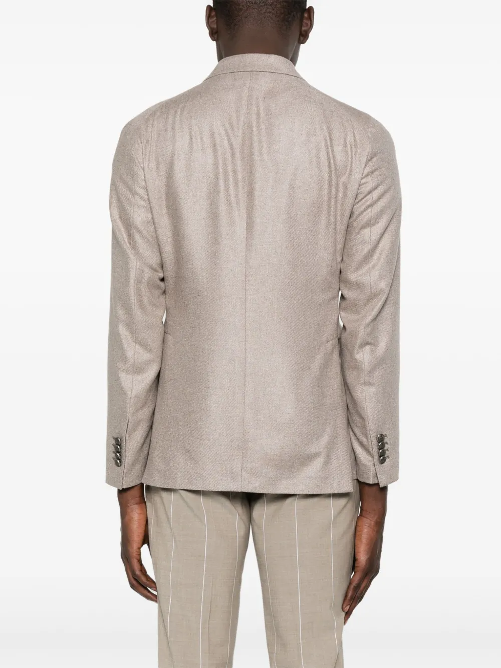 Tagliatore Zijden blazer Beige
