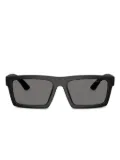 Prada Linea Rossa square-frame sunglasses - Black