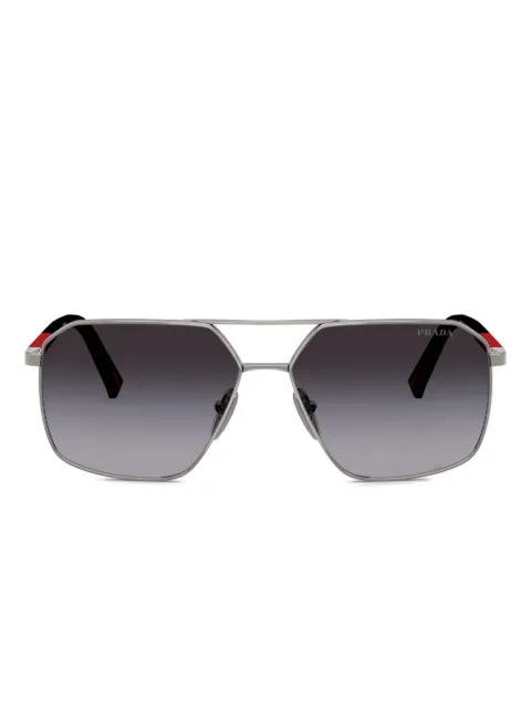 Prada Linea Rossa pilot-frame sunglasses