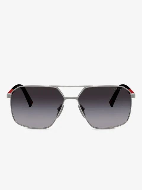 Prada Linea Rossa pilot-frame sunglasses