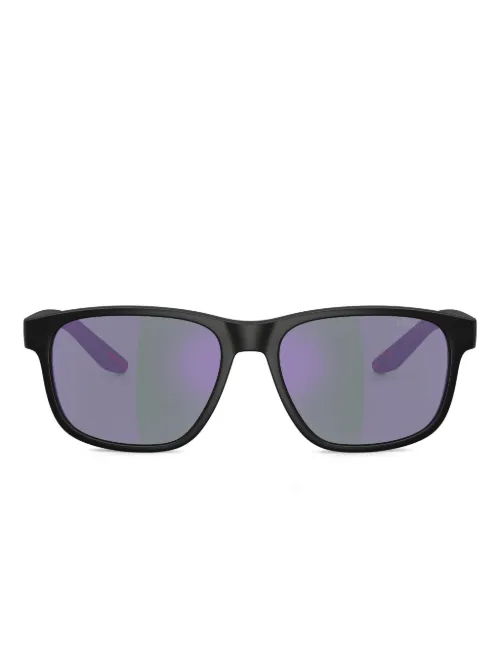 Lunettes de soleil à monture carrée - Prada Linea Rossa - Modalova