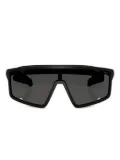 Prada Linea Rossa oversize-frame sunglasses - Black