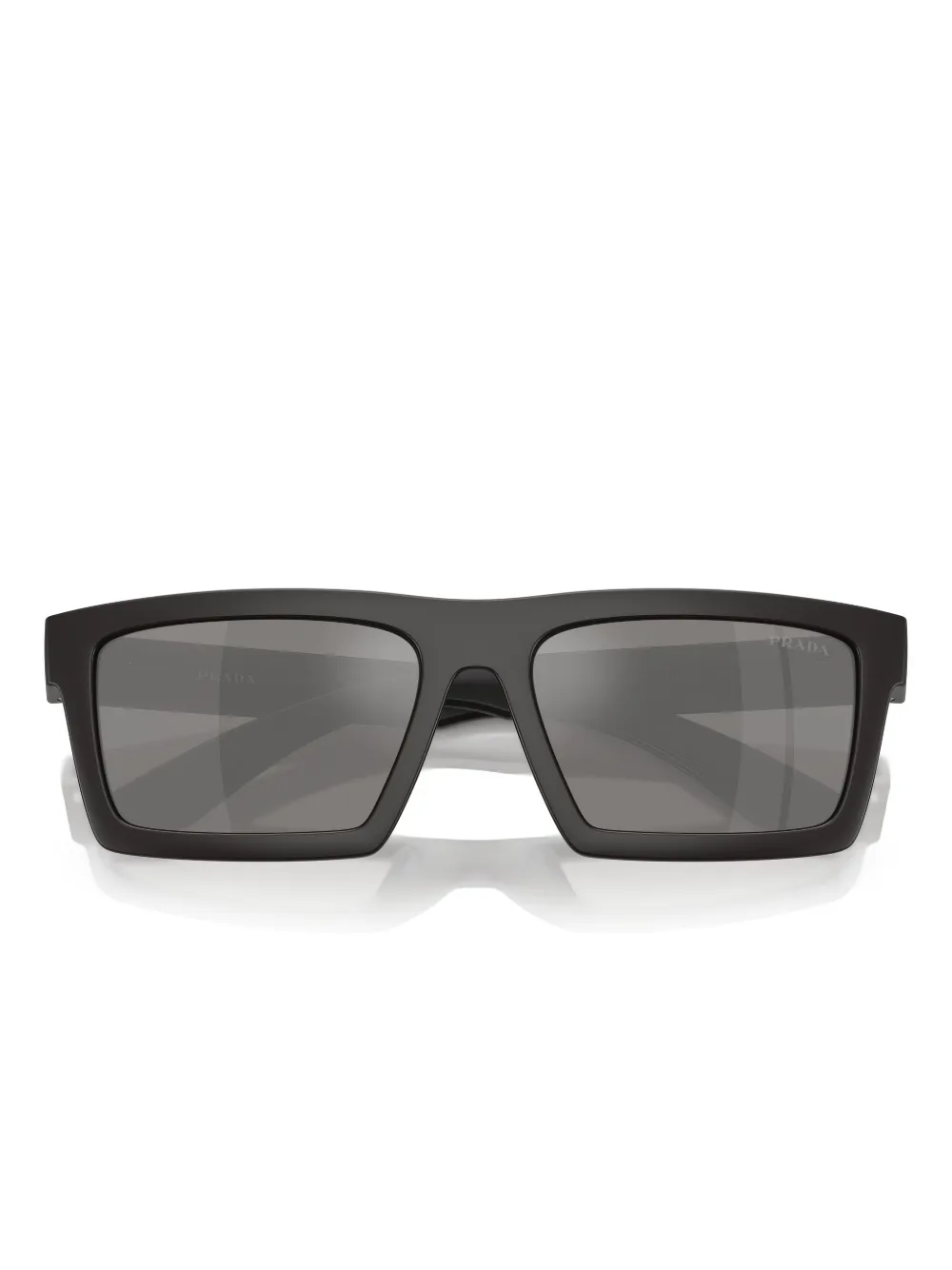 Prada Linea Rossa Zonnebril met vierkant montuur Grijs