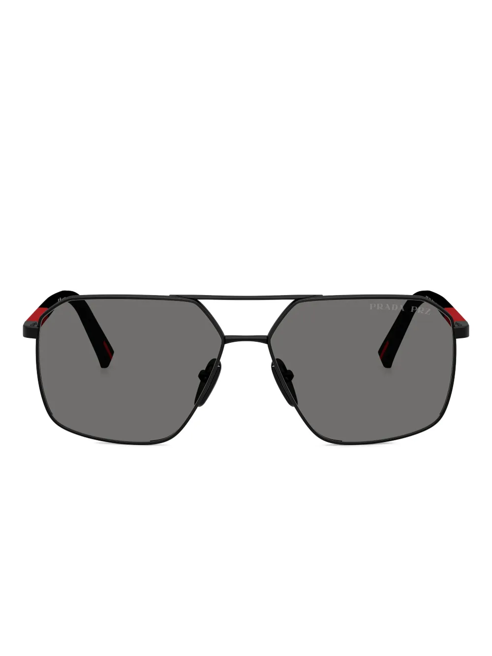 Prada Linea Rossa pilot-frame sunglasses | Black | Image 1