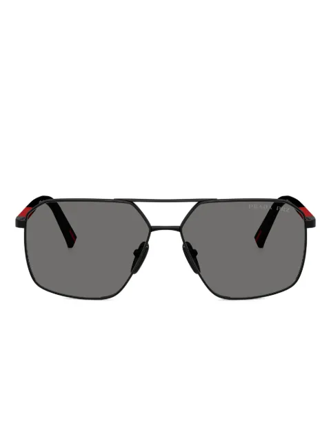 Prada Linea Rossa pilot-frame sunglasses