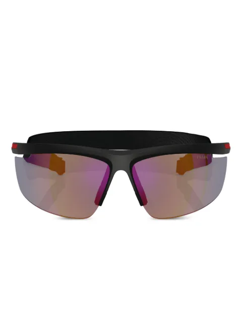Prada Linea Rossa shield-frame sunglasses