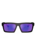 Prada Linea Rossa rectangle-frame sunglasses - Black