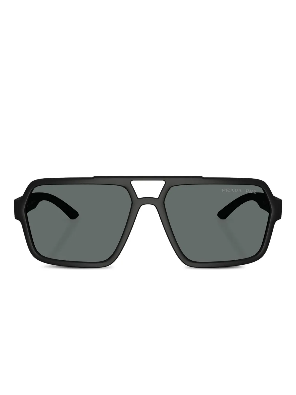 Prada Linea Rossa square-frame sunglasses | negro | Image 1