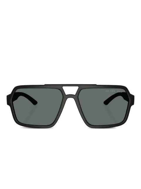 Prada Linea Rossa Sonnenbrille mit eckigem Gestell