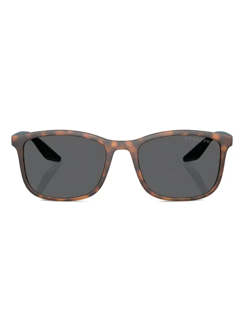 Lunettes de soleil à monture carrée - Prada Linea Rossa - Modalova