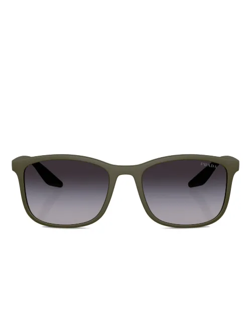 Lunettes de soleil à monture carrée - Prada Linea Rossa - Modalova