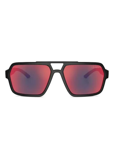 Prada Linea Rossa square-frame sunglasses