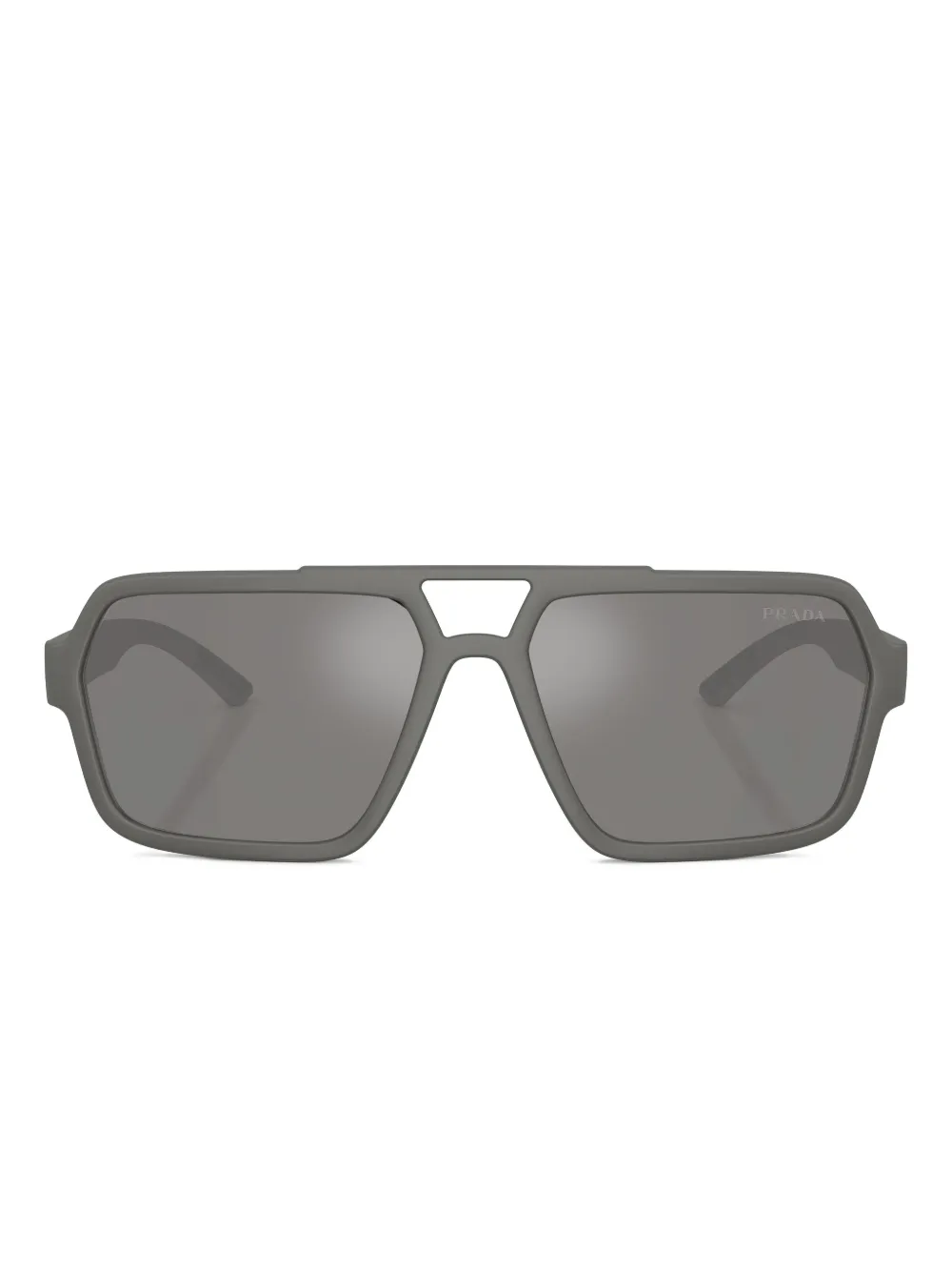 Prada Linea Rossa square-frame sunglasses | gris | Image 1