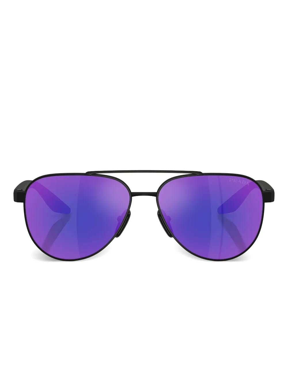 Prada Linea Rossa pilot-frame sunglasses | Black | Image 1