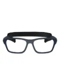 Prada Linea Rossa rectangle-frame glasses - Blue