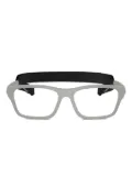 Prada Linea Rossa rectangle-frame glasses - Grey