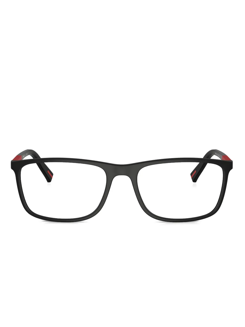 Prada Linea Rossa rectangle-frame glasses | Black | Image 1