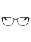 Prada Linea Rossa rectangle-frame glasses - Black