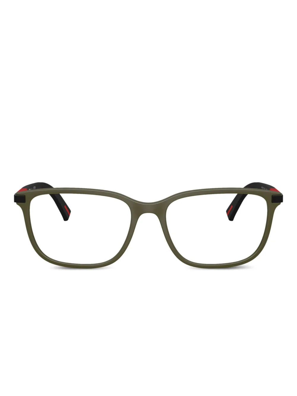 Prada Linea Rossa rectangle-frame glasses | verde | Image 1