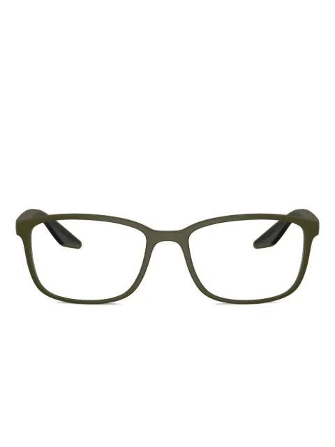 Prada Linea Rossa Brille mit eckigem Gestell