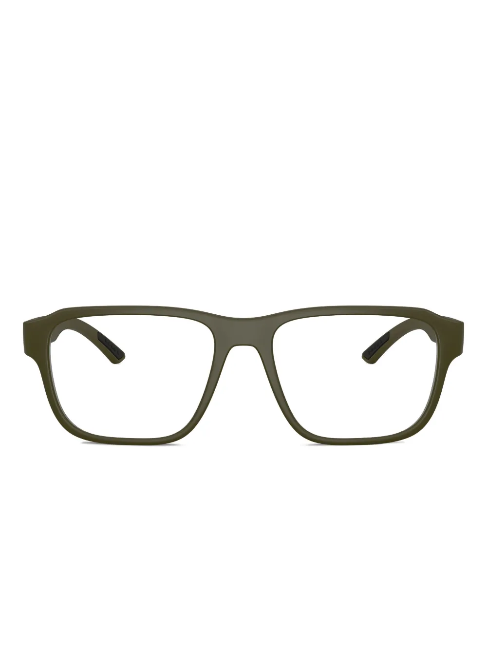 Prada Linea Rossa square-frame glasses | verde | Image 1