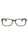 Prada Linea Rossa rectangle-frame glasses - Green