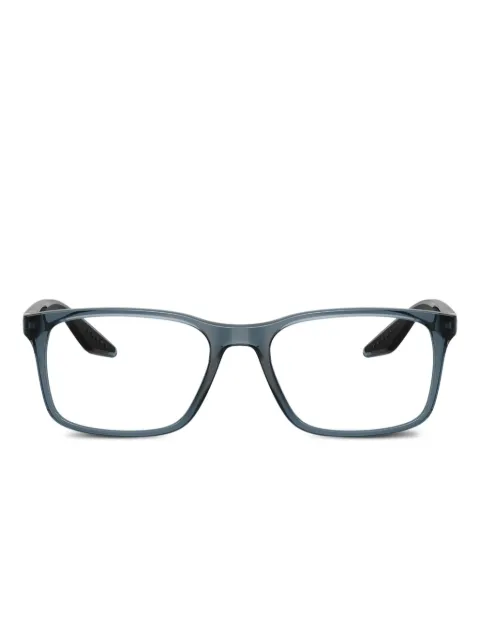 Prada Linea Rossa Brille mit eckigem Gestell