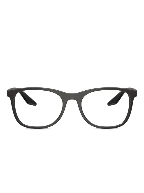Lunettes de vue à monture d'inspiration Wayfarer - Prada Linea Rossa - Modalova