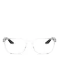 Prada Linea Rossa transparent glasses - Neutrals