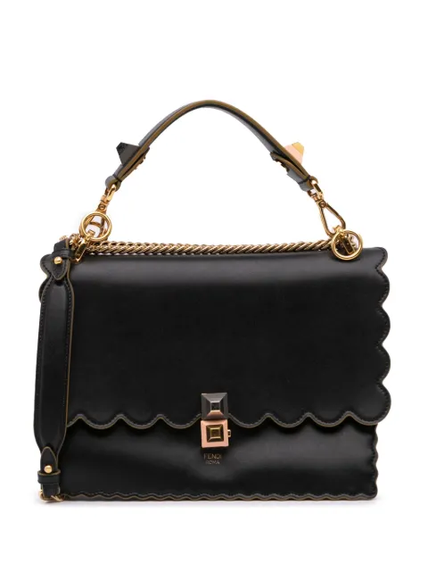 Fendi Pre-Owned 2010-2024 Kan I medium gewelfde leren boekentas