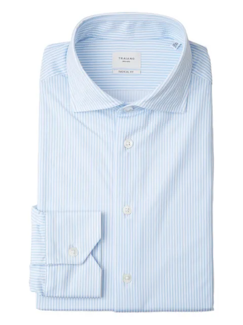 Traiano Milano camisa con rayas estampadas