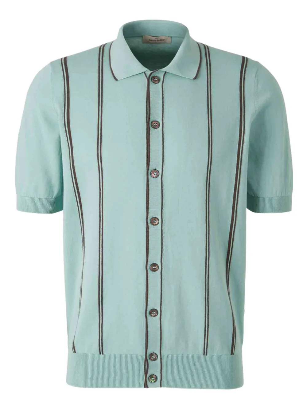 striped polo shirt