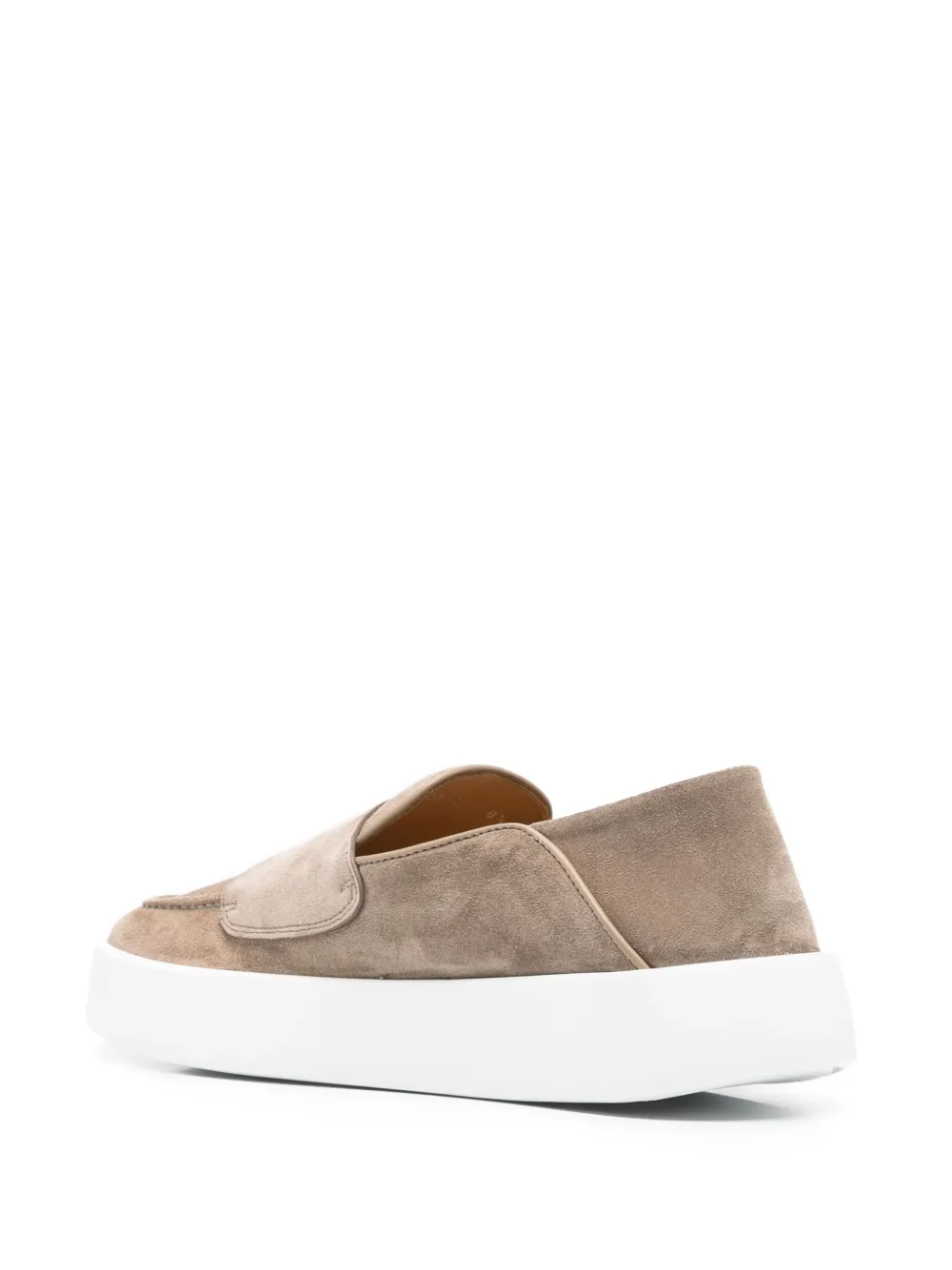 Barrett suede double-buckle sneakers Neutrals