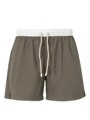 新品 FEDELI フェデーリ Madeira スイムショーツ S 水着 カーキ FEDELI(フェデリ)｜水着ショーツ「Positano airstop swim trunk