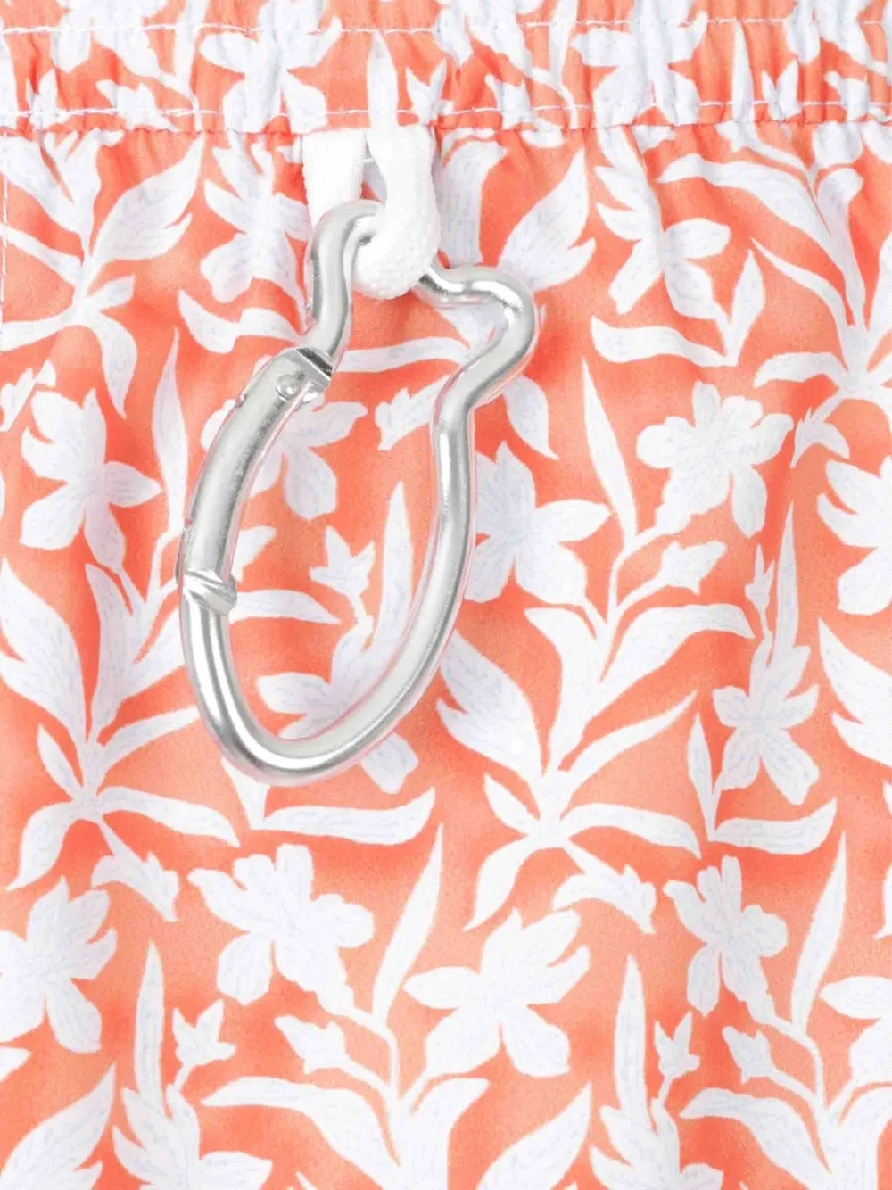 Fedeli Zwembroek met bloemenprint Oranje