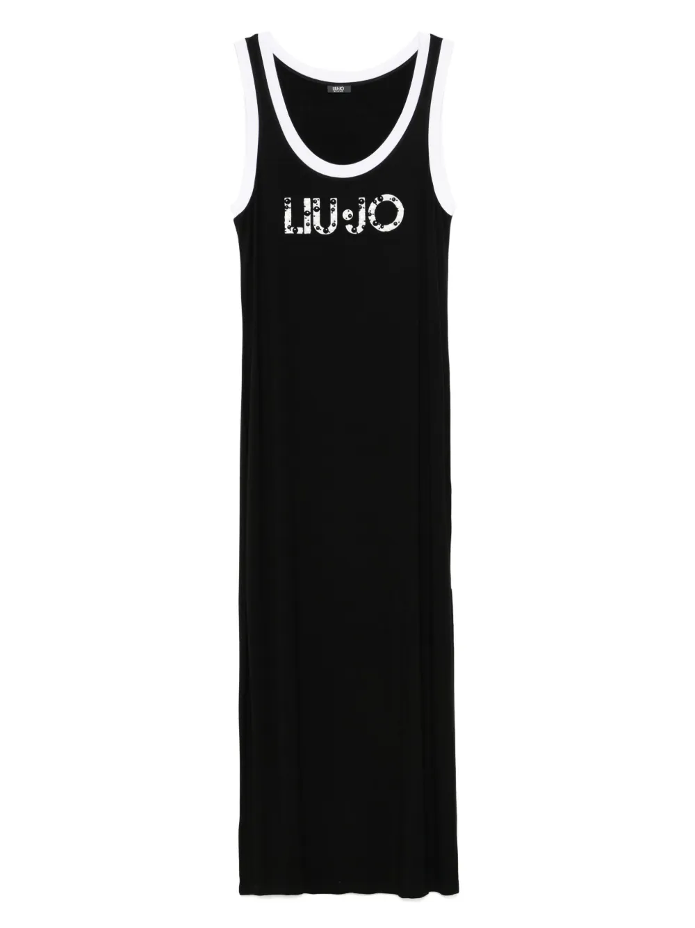 LIU JO robe longue à logo | noir | Image 1
