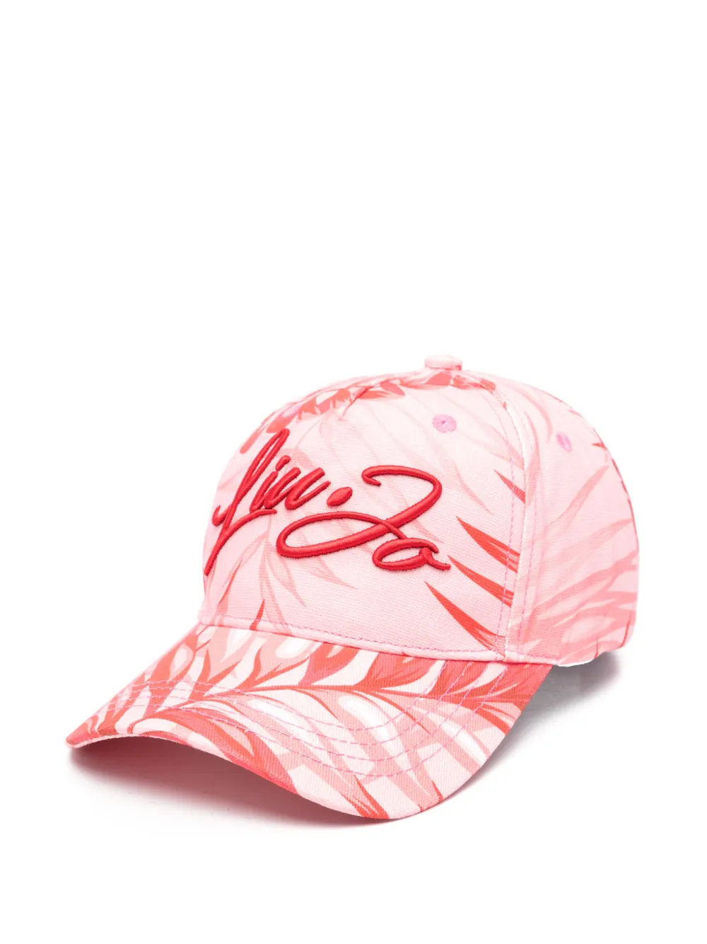 LIU JO logo-embroidered baseball cap | Pink | Image 1